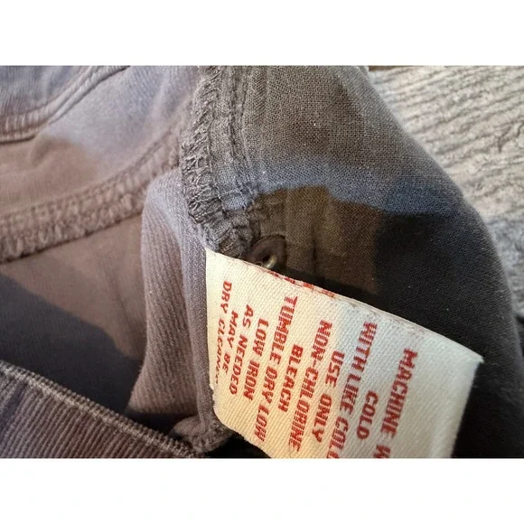 Sundance Corduroy Pants size 2 Womens Gray Skinny Jeans Stretch Womens Stretch - Picture 7 of 12